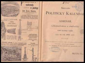 Batovcův politický kalendář a adresář