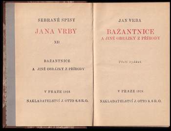 Jan Vrba: Bažantnice a jiné obrázky z přírody