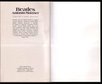 Antonín Matzner: Beatles
