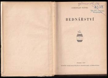 Jaroslav Pavel: Bednářství