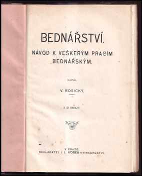 Václav Rošický: Bednářství