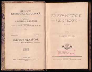 Antonín Podlaha: Bedřich Nietzsche a jeho filosofie