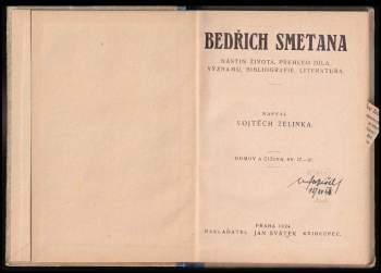 Vojtěch Zelinka: Bedřich Smetana