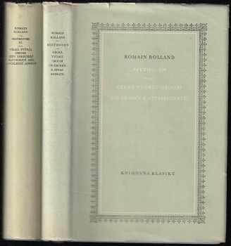 2x Beethoven 1 + 2 : velká tvůrčí období - Romain Rolland, Romain Rolland, Romain Rolland, Václav Holzknecht (1957, Státní nakladatelství krásné literatury, hudby a umění) - ID: 742059