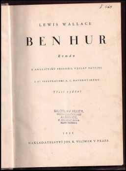Lewis Wallace: Ben Hur