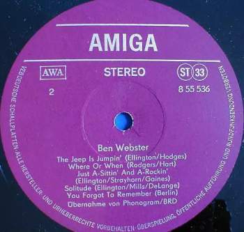 Ben Webster: Ben Webster