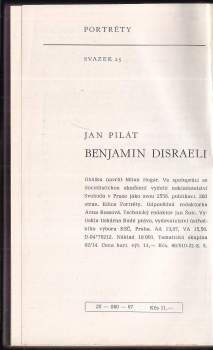 Jan Pilát: Benjamin Disraeli