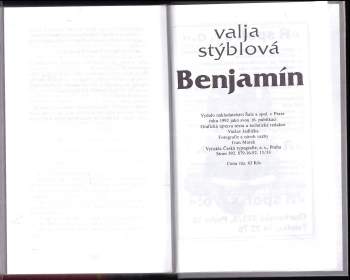 Oldřich Odvárko: Benjamín