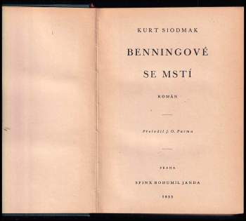 Curt Siodmak: Benningové se mstí