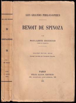 Paul Louis Couchoud: Benoit de Spinoza - Collection les Grands Philosophes
