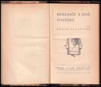 Edgar Allan Poe: Berenice a jiné povídky