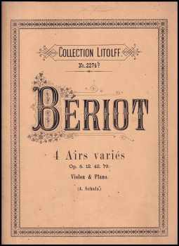 Charles Auguste de Bériot: Airs variés