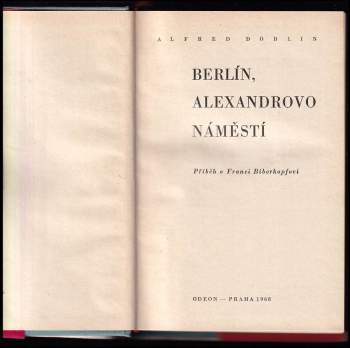 Alfred Döblin: Berlín, Alexandrovo náměstí