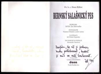Hans Räber: Bernský salašnický pes