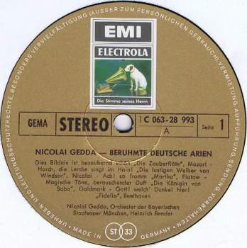 Nicolai Gedda: Berühmte Deutsche Arien