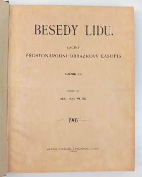 Karel Vika: Besedy lidu Ročník XV., číslo 1 - 26