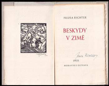 Fráňa Richter: Beskydy v zimě