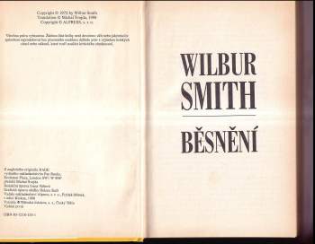 Wilbur A Smith: Běsnění