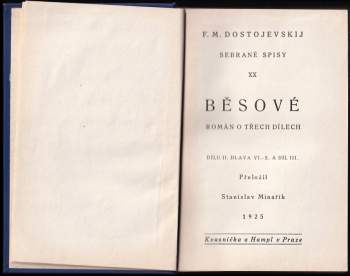 Fedor Michajlovič Dostojevskij: Běsové