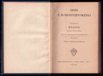 Fedor Michajlovič Dostojevskij: Běsové