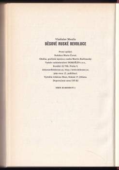 Vladislav Moulis: Běsové ruské revoluce