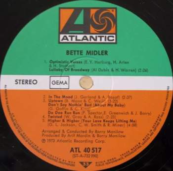 Bette Midler: Bette Midler