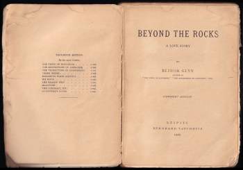 Elinor Glyn: Beyond the Rocks