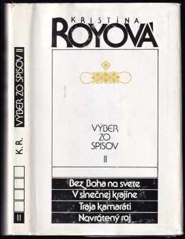 Kristína Royová: Výber zo spisov II