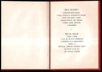 Vjačeslav J Razumovič-Chmara: Bez masky