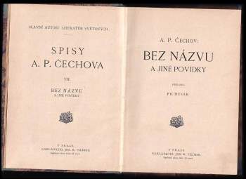 Anton Pavlovič Čechov: Bez názvu a jiné povídky