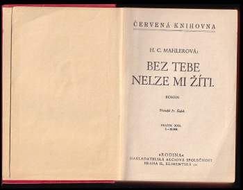 Hedwig Courths-Mahler: Bez tebe nelze mi žíti