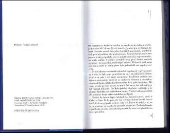 Haruki Murakami: Bezbarvý Cukuru Tazaki a jeho léta putování