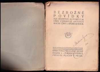 Antonín Macek: Bezbožné povídky