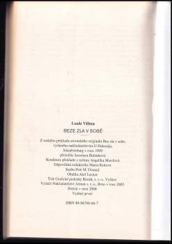 Luule Viilma: Beze zla v sobě