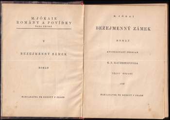 Mór Jókai: Bezejmenný zámek