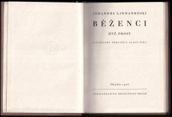 Johannes Linnankoski: Běženci