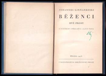 Johannes Linnankoski: Běženci