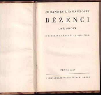 Johannes Linnankoski: Běženci