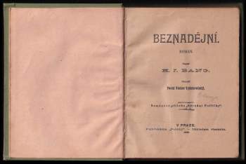 Herman Joachim Bang: Beznadějní