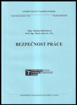 Marie Jurová: Bezpečnost práce