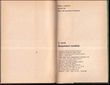 Rudolf Janský: Bezpečnost zasahuje