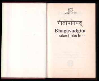 A. Č. Bhaktivédanta Swami Prabhupáda: Bhagavadgíta - taková jaká je