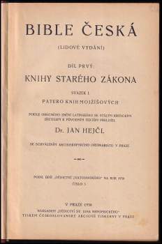 Bible česká (lidové vydání)