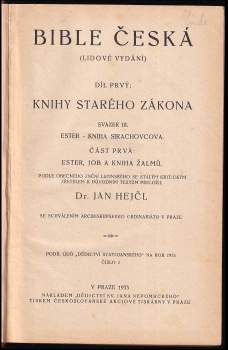 Bible česká (lidové vydání)