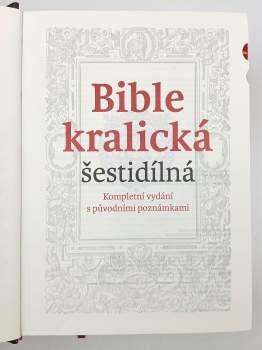 Bible kralická