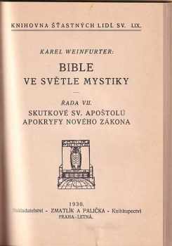 Karel Weinfurter: Bible ve světle mystiky