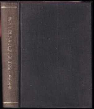 Karel Weinfurter: Bible ve světle mystiky