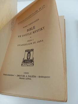 Karel Weinfurter: Bible ve světle mystiky