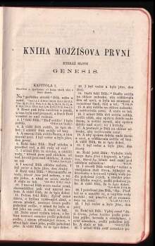 Biblí svatá aneb Všecka Svatá písma Starého i Nového zákona