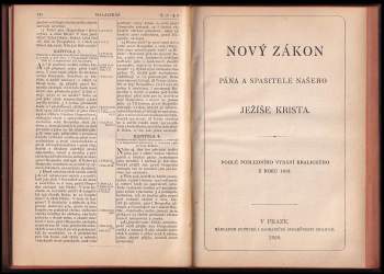 Biblí svatá, aneb, Všecka Svatá písma Starého i Nového zákona